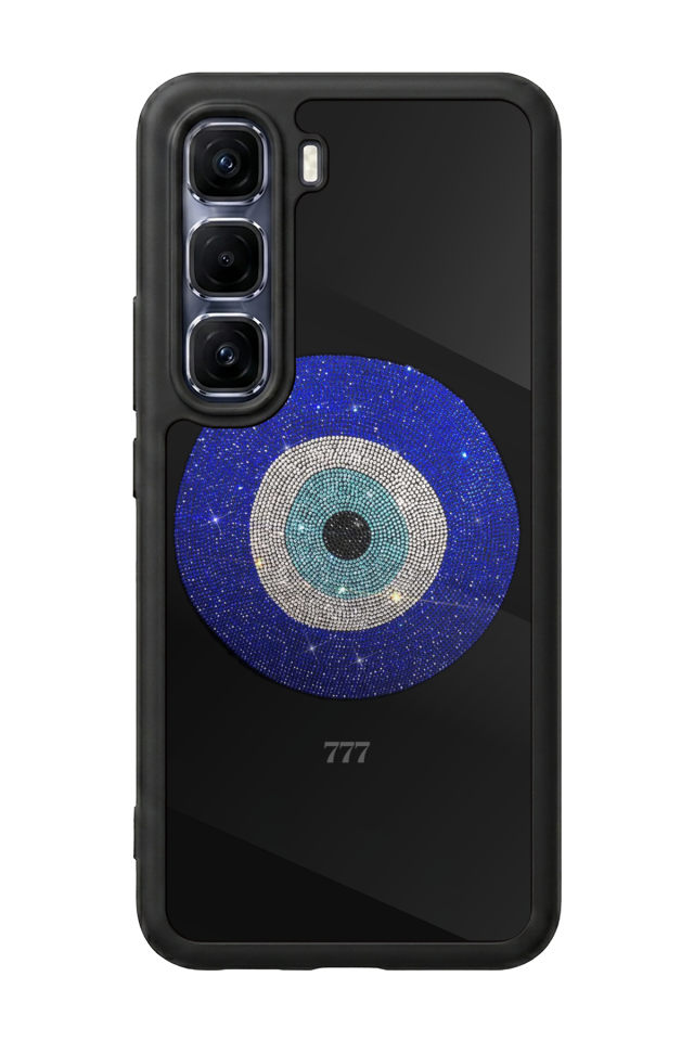 Infinix Hot 60 Pro Plus Uyumlu Nazar Tasarımlı Glossy Premium Kılıf