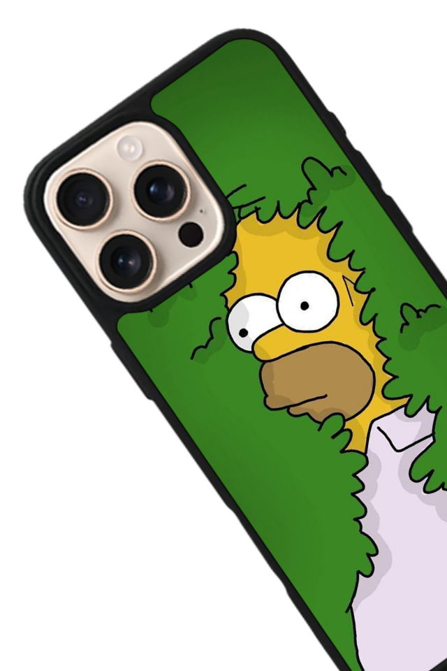 iPhone 15 Pro Uyumlu The Simpsons Tasarımlı Glossy Premium Kılıf
