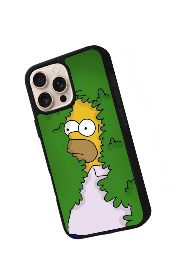 iPhone 15 Pro Uyumlu The Simpsons Tasarımlı Glossy Premium Kılıf