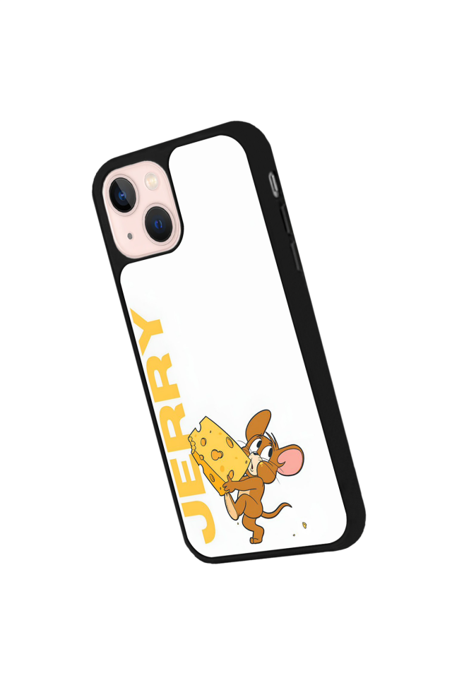 iPhone 15 Plus Uyumlu Tom And Jerry Tasarımlı Glossy Premium Kılıf