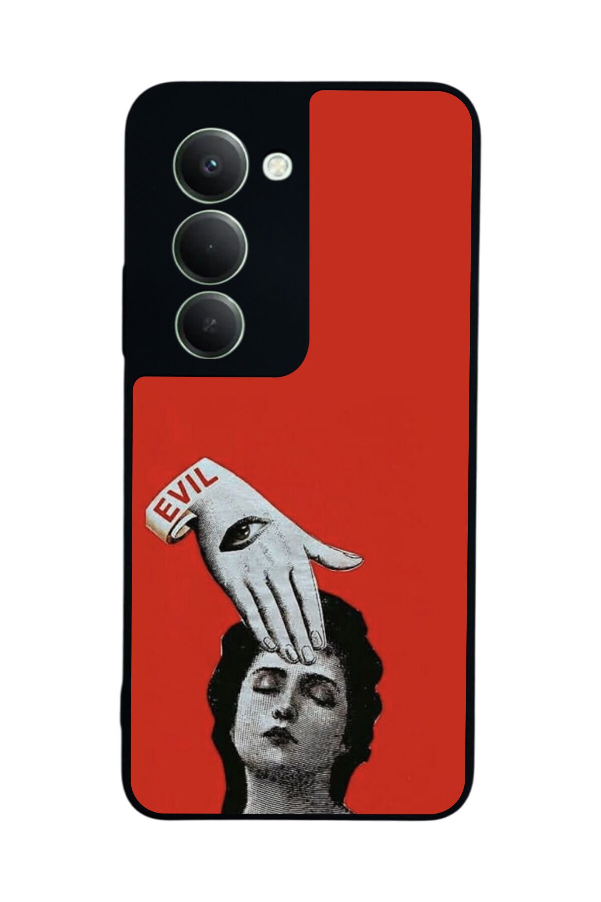 Xiaomi Redmi 15 5G Uyumlu Kirmizi Tasarımlı Glossy Premium Kılıf