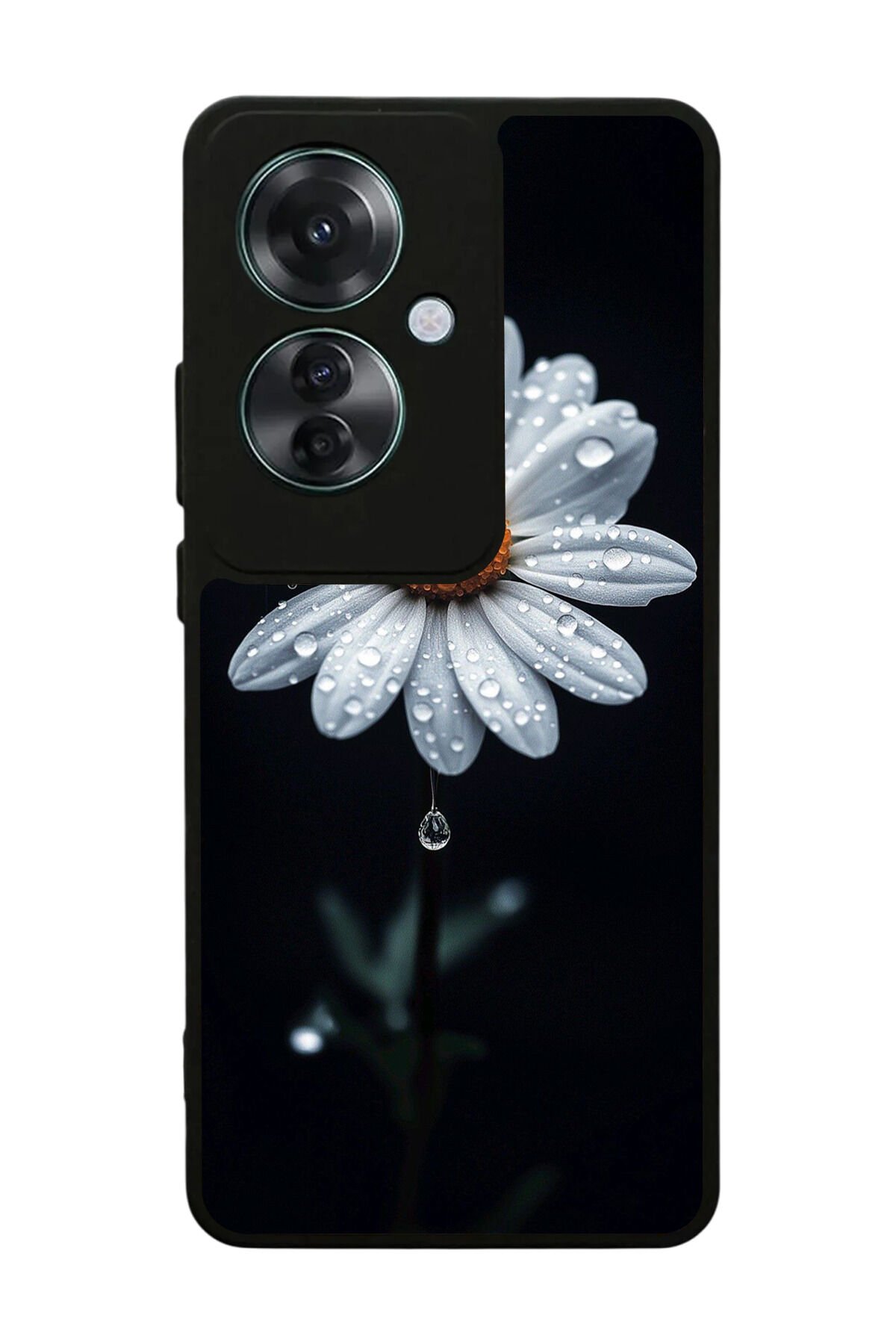 Oppo Reno 11F Uyumlu Cicek Tasarımlı Glossy Premium Kılıf