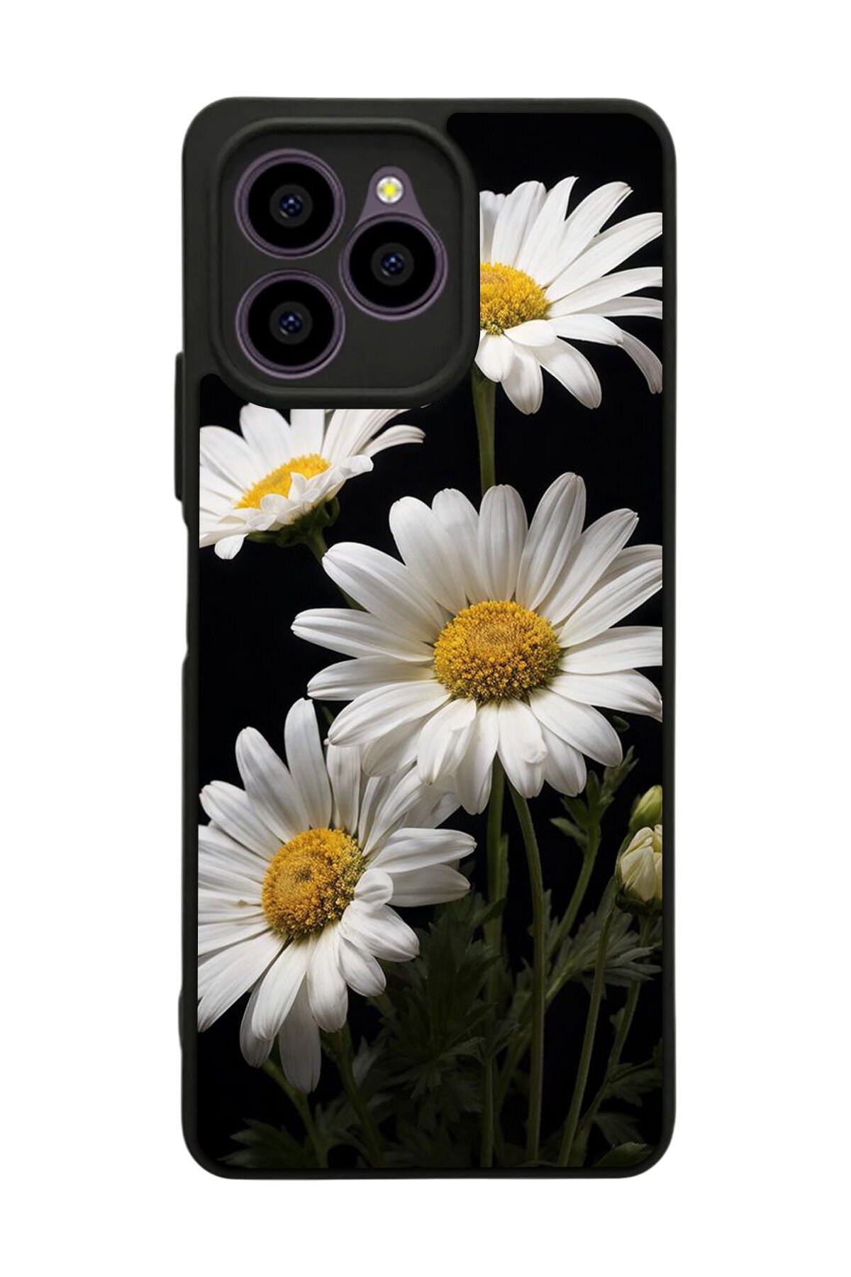 Omix X6 Uyumlu Papatya Tasarımlı Glossy Premium Kılıf