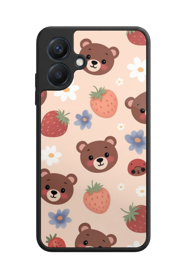 Samsung Galaxy A07 Uyumlu Ayı Tasarımlı Glossy Premium Kılıf