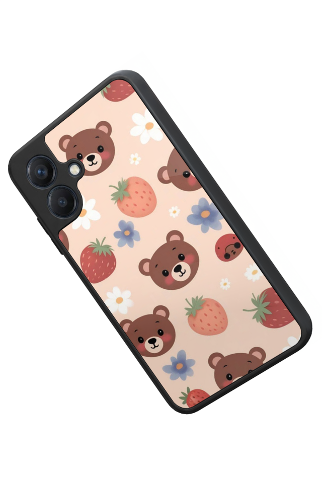 Samsung Galaxy A07 Uyumlu Ayı Tasarımlı Glossy Premium Kılıf