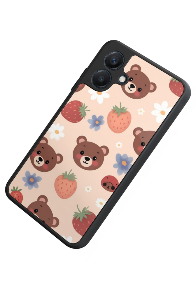 Samsung Galaxy A07 Uyumlu Ayı Tasarımlı Glossy Premium Kılıf