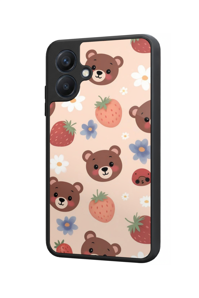 Samsung Galaxy A07 Uyumlu Ayı Tasarımlı Glossy Premium Kılıf