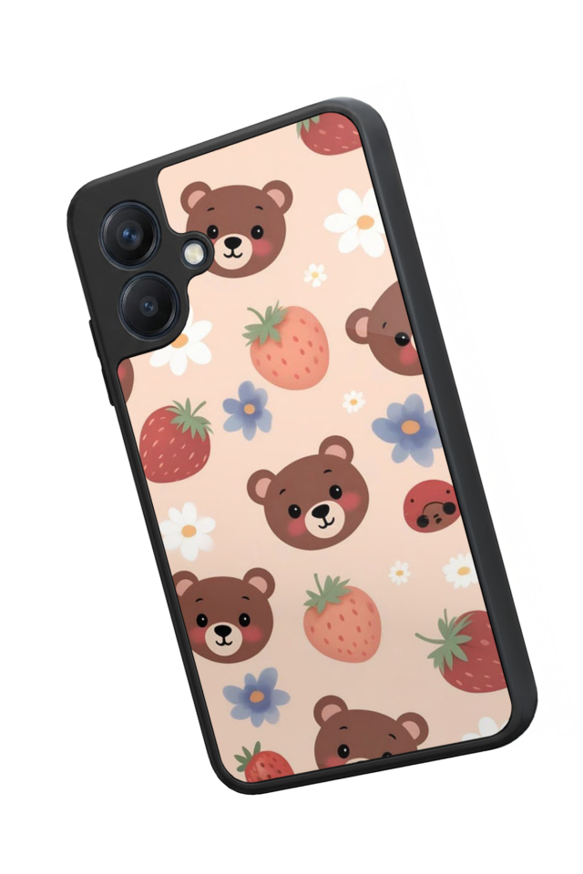 Samsung Galaxy A07 Uyumlu Ayı Tasarımlı Glossy Premium Kılıf