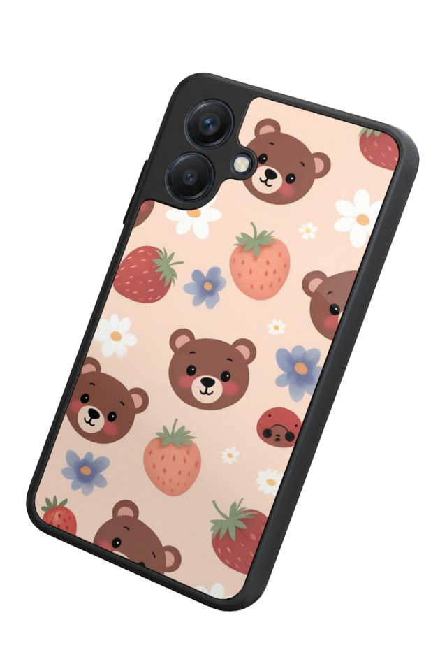 Samsung Galaxy A07 Uyumlu Ayı Tasarımlı Glossy Premium Kılıf