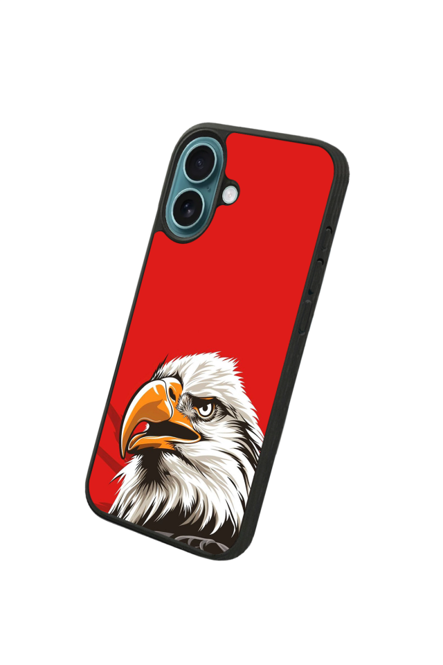 iPhone 16 Uyumlu Besiktas Tasarımlı Glossy Premium Kılıf