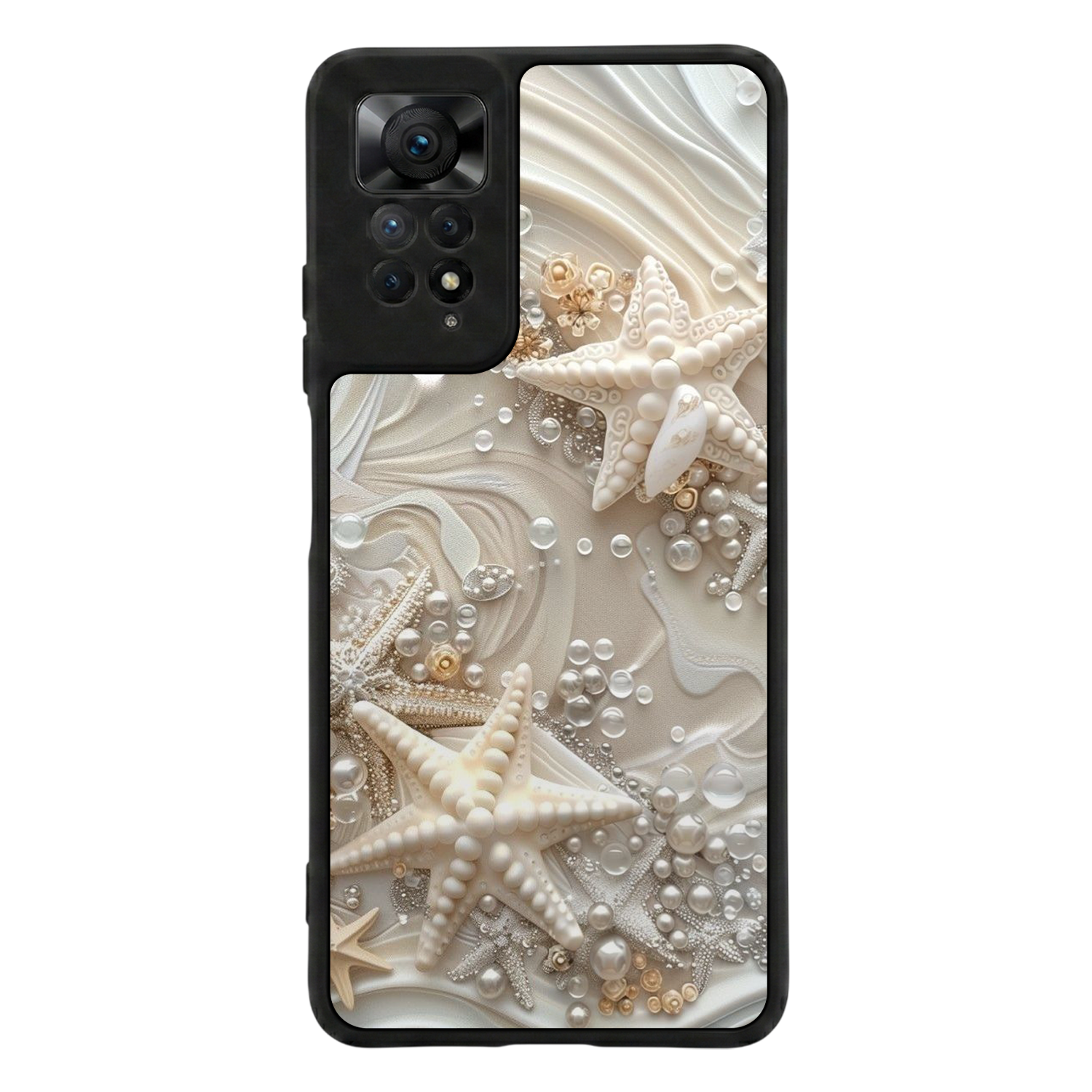 Xiaomi Redmi Note 11 Pro Uyumlu  İnci Tasarımlı Glossy Premium Kılıf