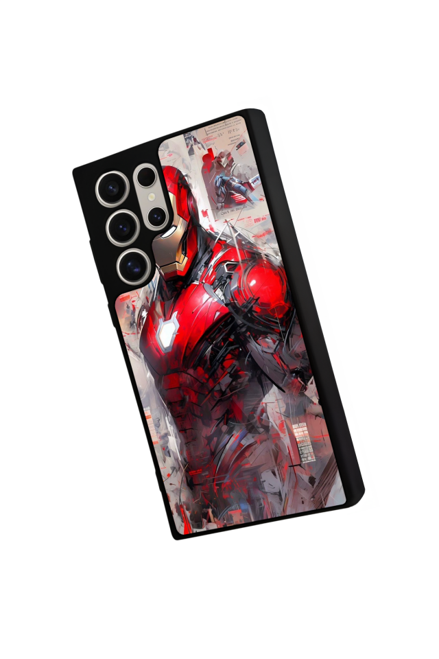 Samsung Galaxy S24 Ultra Uyumlu Iron Man ( Demir Adam ) Tasarımlı Glossy Premium Kılıf