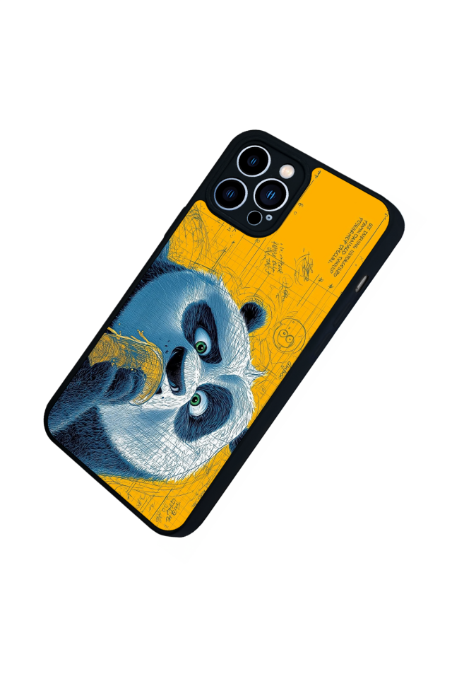 iPhone 13 Pro Max Uyumlu Kung Fu Panda Tasarımlı Glossy Premium Kılıf