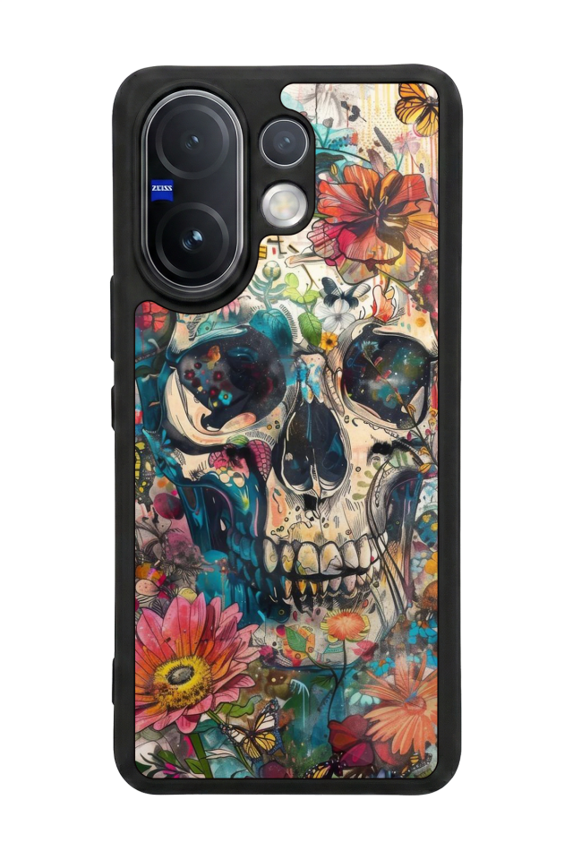 Vivo V60 Uyumlu KuruKafa Tasarımlı Glossy Premium Kılıf