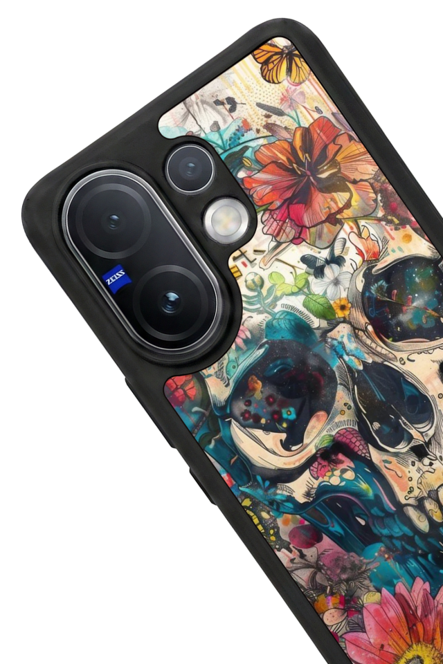 Vivo V60 Uyumlu KuruKafa Tasarımlı Glossy Premium Kılıf