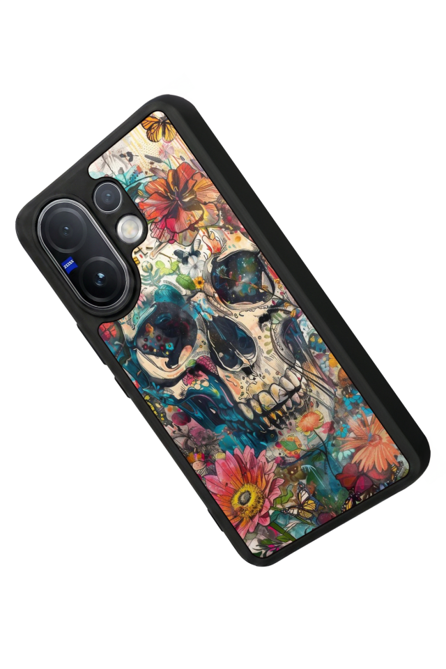 Vivo V60 Uyumlu KuruKafa Tasarımlı Glossy Premium Kılıf