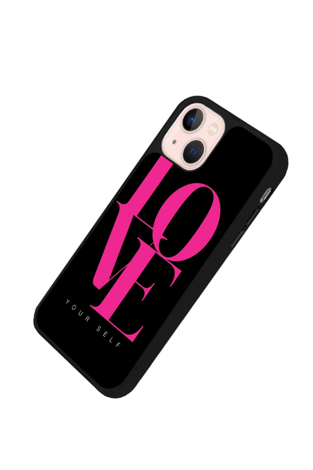 iPhone 14 Plus Uyumlu Love Tasarımlı Glossy Premium Kılıf