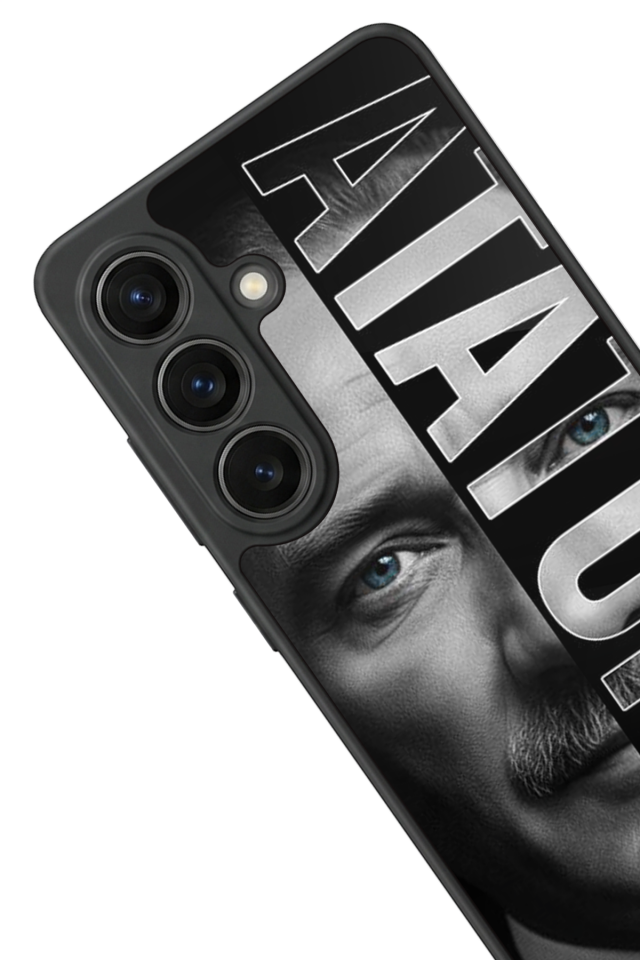 Samsung Galaxy S26 Uyumlu Mustafa Kemal Ataturk Tasarımlı Glossy Premium Kılıf