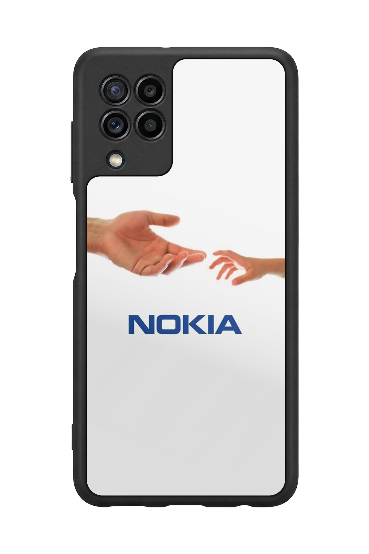 Samsung Galaxy M22 Uyumlu Nokia Tasarımlı Glossy Premium Kılıf