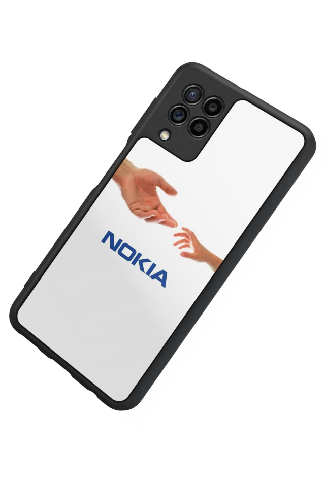 Samsung Galaxy M22 Uyumlu Nokia Tasarımlı Glossy Premium Kılıf