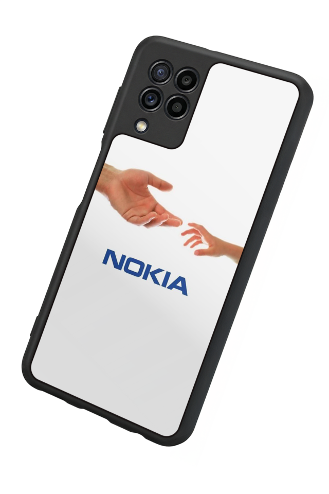 Samsung Galaxy M22 Uyumlu Nokia Tasarımlı Glossy Premium Kılıf
