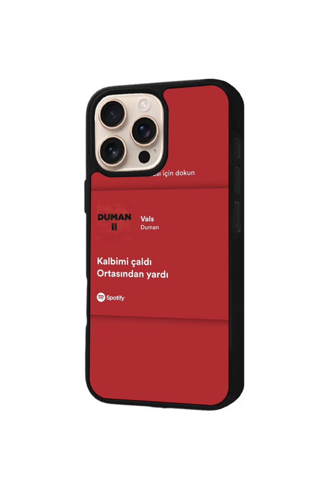 iPhone 14 Pro Uyumlu Sarki Sozleri Tasarımlı Glossy Premium Kılıf