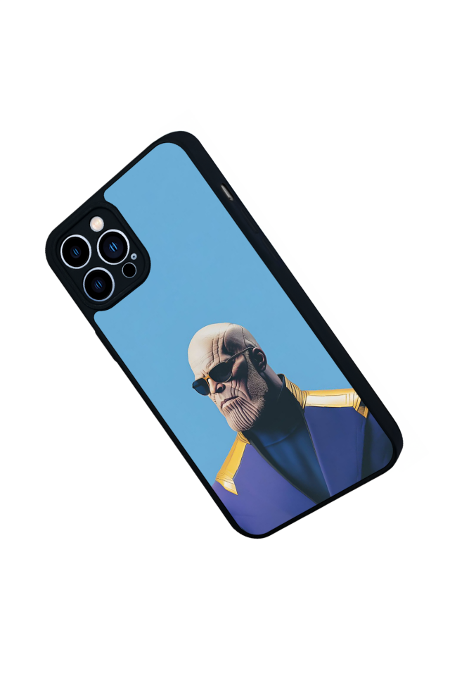 iPhone 12 Pro Max Uyumlu Thanos Tasarımlı Glossy Premium Kılıf