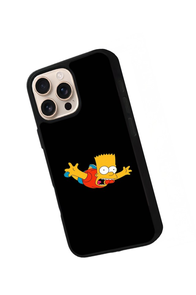 iPhone 15 Pro Uyumlu The Simpsons Tasarımlı Glossy Premium Kılıf