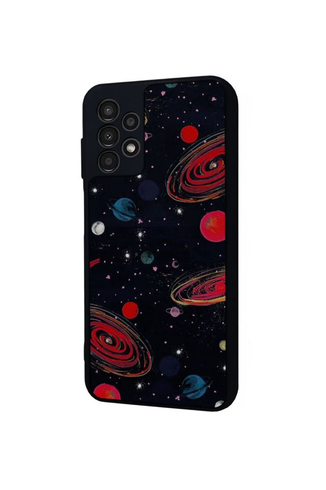 Samsung Galaxy A13 Uyumlu Uzay Tasarımlı Glossy Premium Kılıf