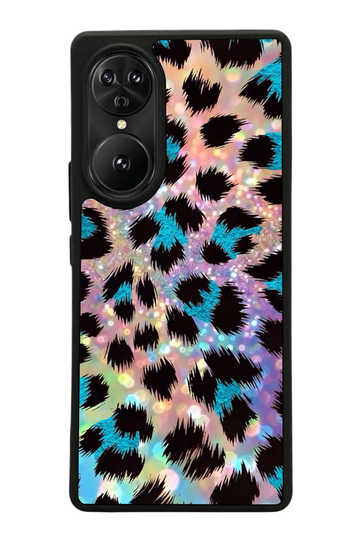 Reeder S19 Max Pro S EDGE Uyumlu Hologram Leopar Tasarımlı Glossy Premium Kılıf