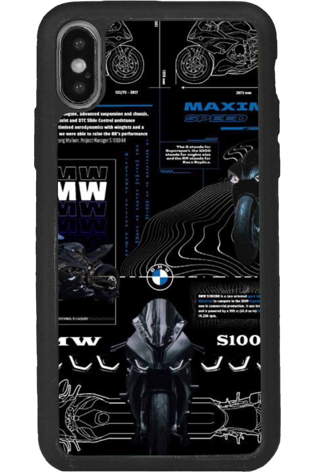 iPhone XS Max Uyumlu Mat Siyah uyumlu Kılıf – Yumuşak Silikon, Koruyucu, Şok Emici Kapak