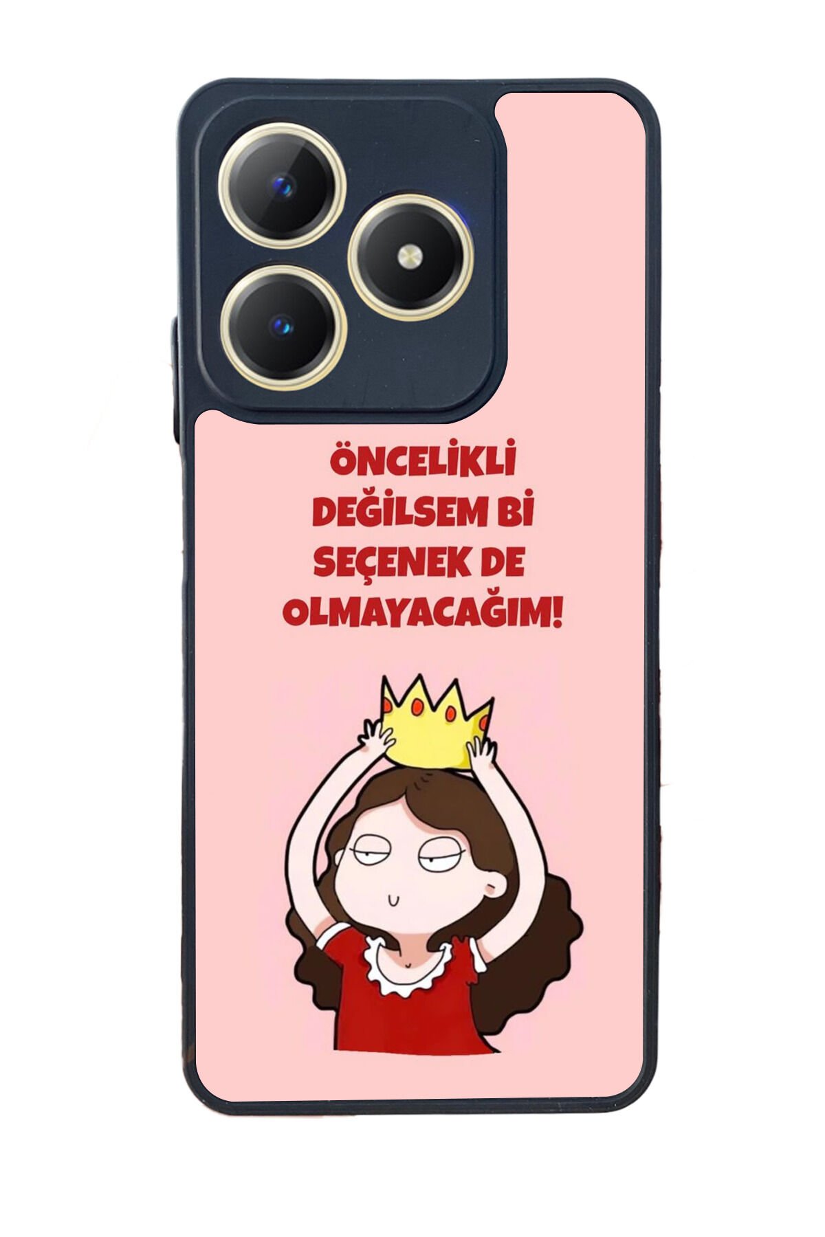 Realme C63 Mat Uyumlu Siyah Kılıf – Yumuşak Silikon, Koruyucu, Şok Emici Kapak