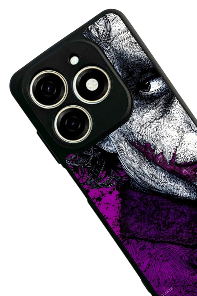 Infınıx Smart 8 Pro Uyumlu Joker Tasarımlı Glossy Premium Kılıf