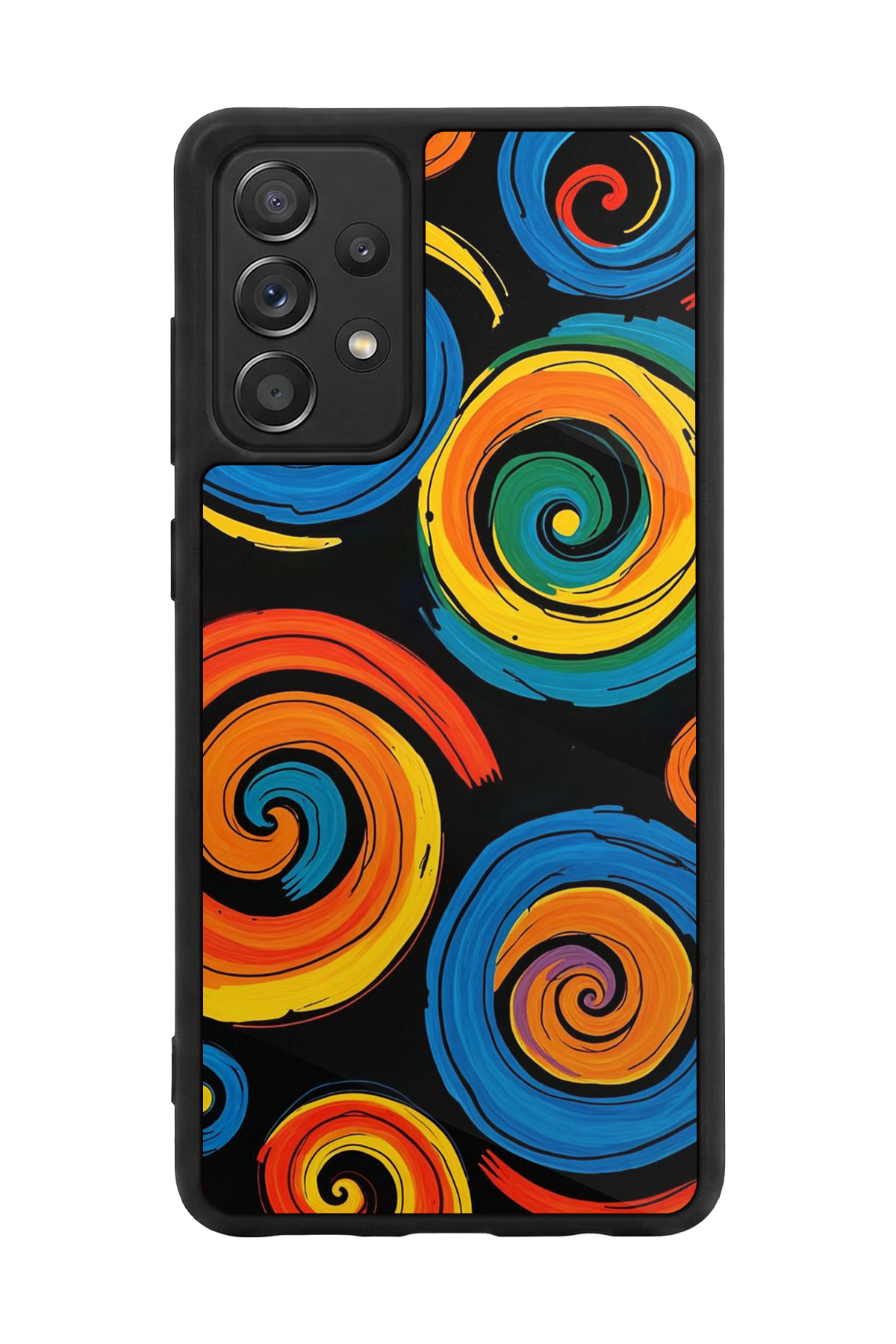 Samsung Galaxy A72 Uyumlu Abstract Tasarımlı Glossy Premium Kılıf