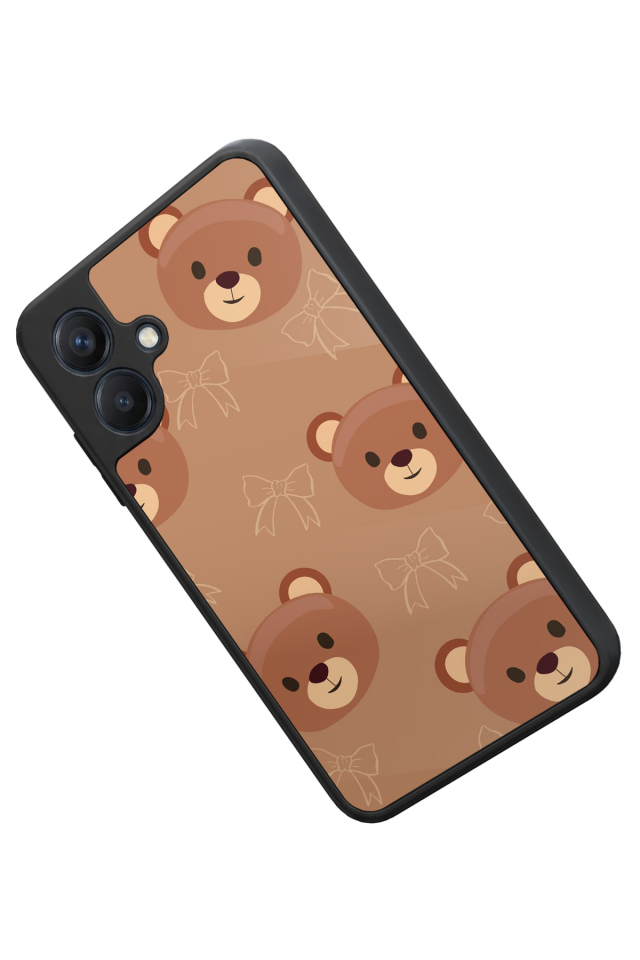 Samsung Galaxy A07 Uyumlu Ayı Tasarımlı Glossy Premium Kılıf