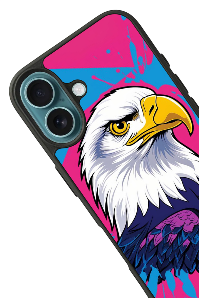 iPhone 16 Uyumlu Besiktas Tasarımlı Glossy Premium Kılıf