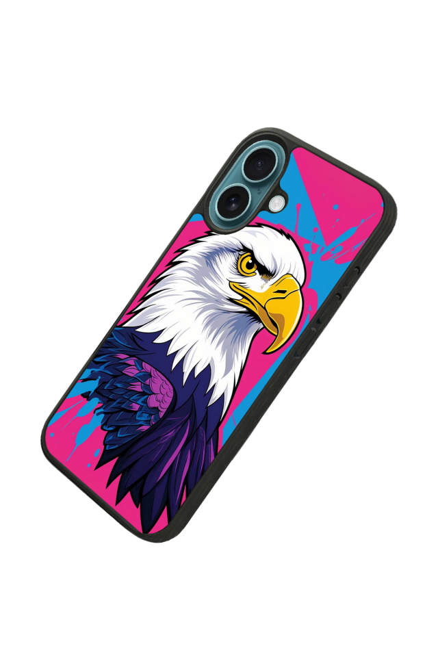 iPhone 16 Uyumlu Besiktas Tasarımlı Glossy Premium Kılıf