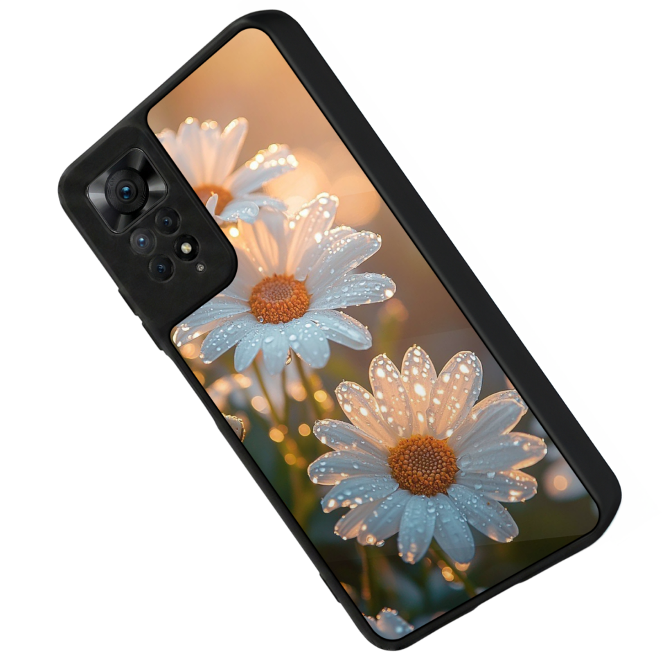 Xiaomi Redmi Note 12 Pro Uyumlu Cicek Tasarımlı Glossy Premium Kılıf