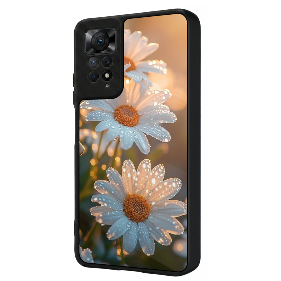 Xiaomi Redmi Note 12 Pro Uyumlu Cicek Tasarımlı Glossy Premium Kılıf