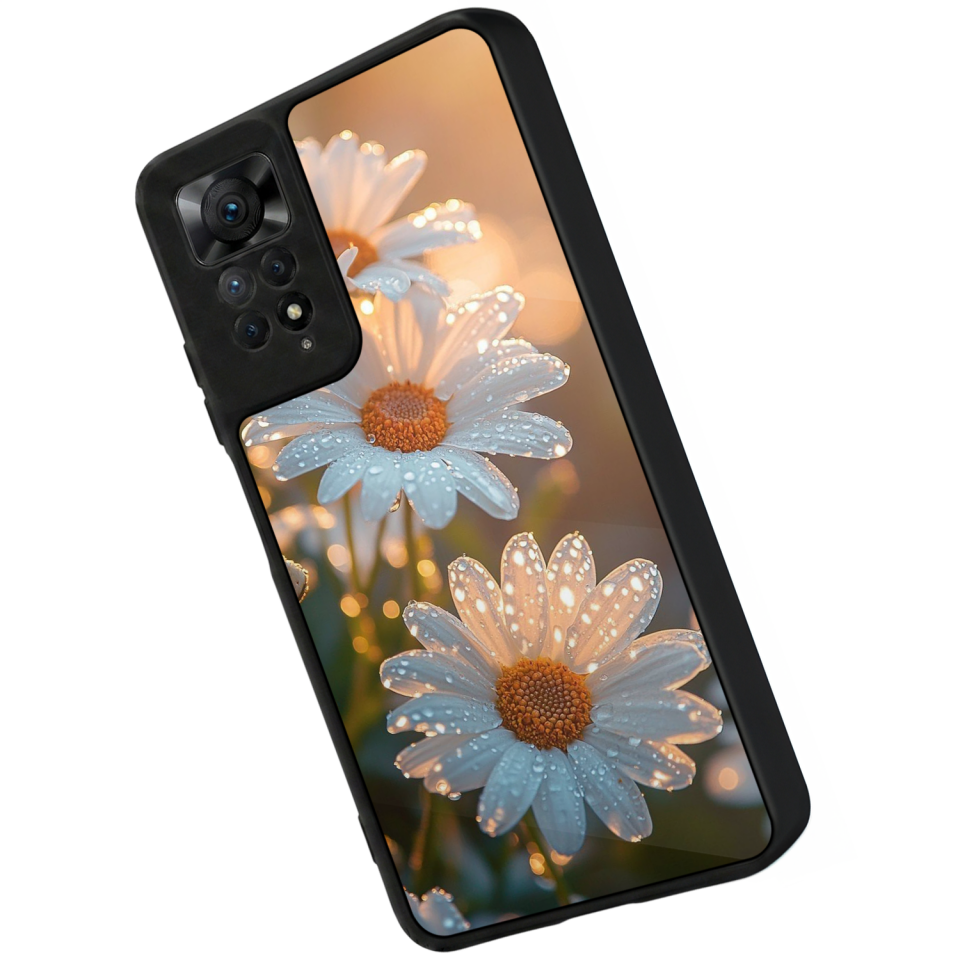 Xiaomi Redmi Note 12 Pro Uyumlu Cicek Tasarımlı Glossy Premium Kılıf