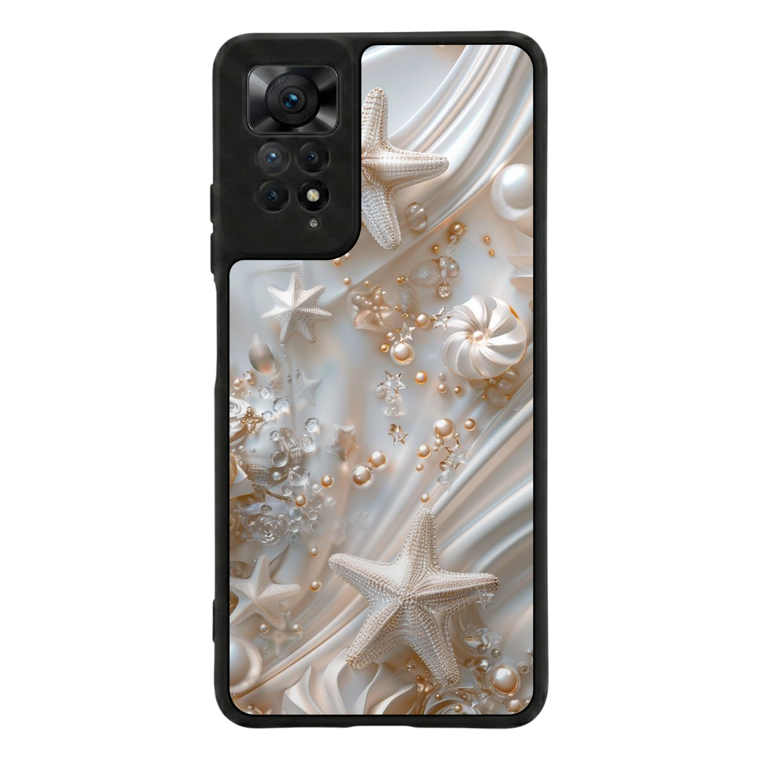 Xiaomi Redmi Note 11 Pro Uyumlu  İnci Tasarımlı Glossy Premium Kılıf