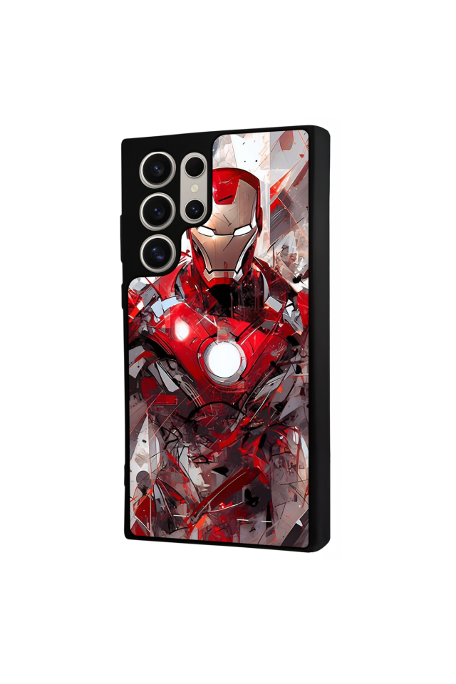 Samsung Galaxy S24 Ultra Uyumlu Iron Man ( Demir Adam ) Tasarımlı Glossy Premium Kılıf