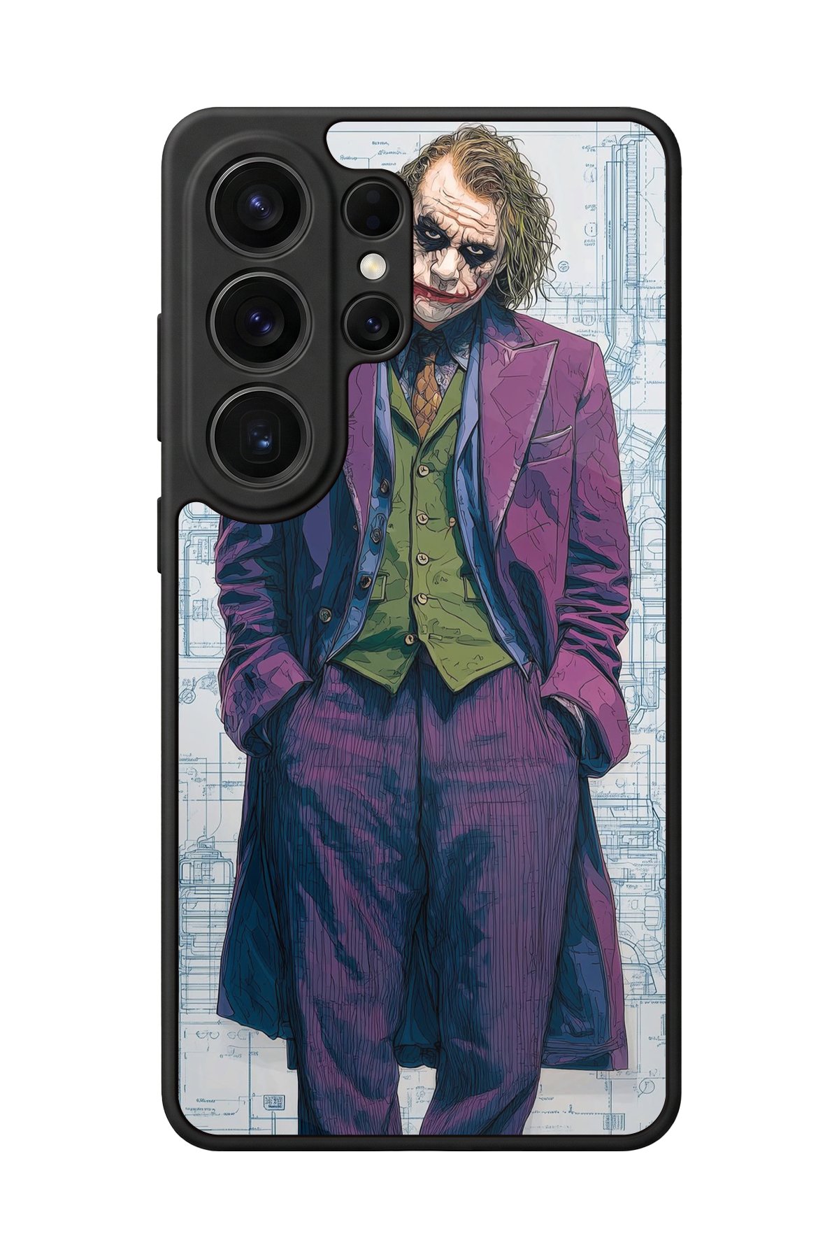 Samsung Galaxy S26 Ultra Uyumlu Joker Tasarımlı Glossy Premium Kılıf