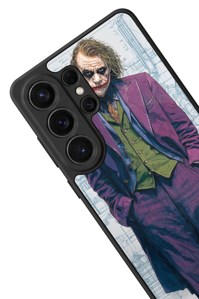 Samsung Galaxy S26 Ultra Uyumlu Joker Tasarımlı Glossy Premium Kılıf