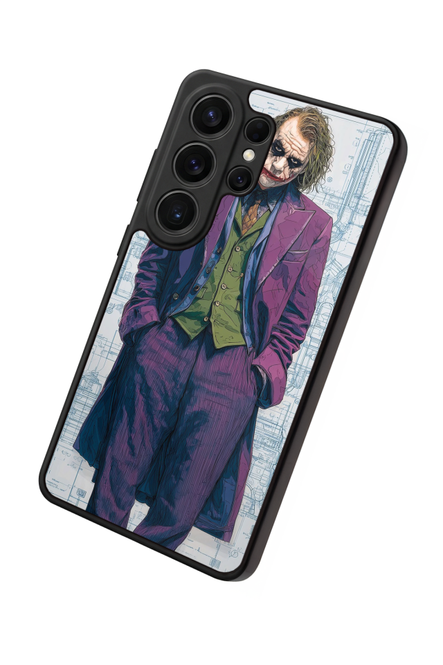 Samsung Galaxy S26 Ultra Uyumlu Joker Tasarımlı Glossy Premium Kılıf