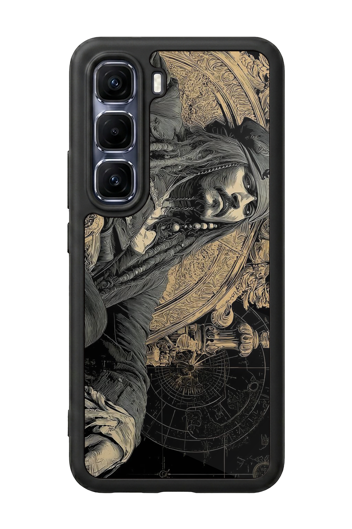 Infinix Hot 60 Pro Plus Uyumlu Korsan Tasarımlı Glossy Premium Kılıf