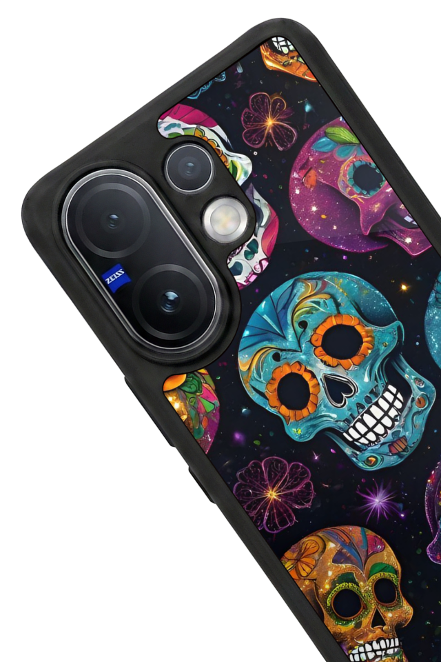 Vivo V60 Uyumlu KuruKafa Tasarımlı Glossy Premium Kılıf