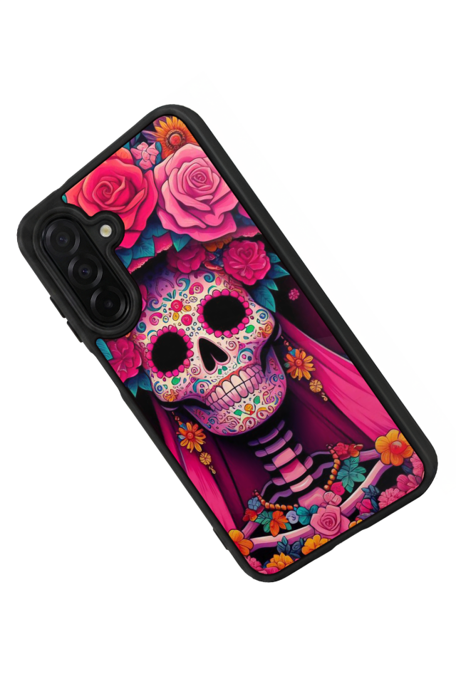 Samsung Galaxy A56 Uyumlu KuruKafa Tasarımlı Glossy Premium Kılıf