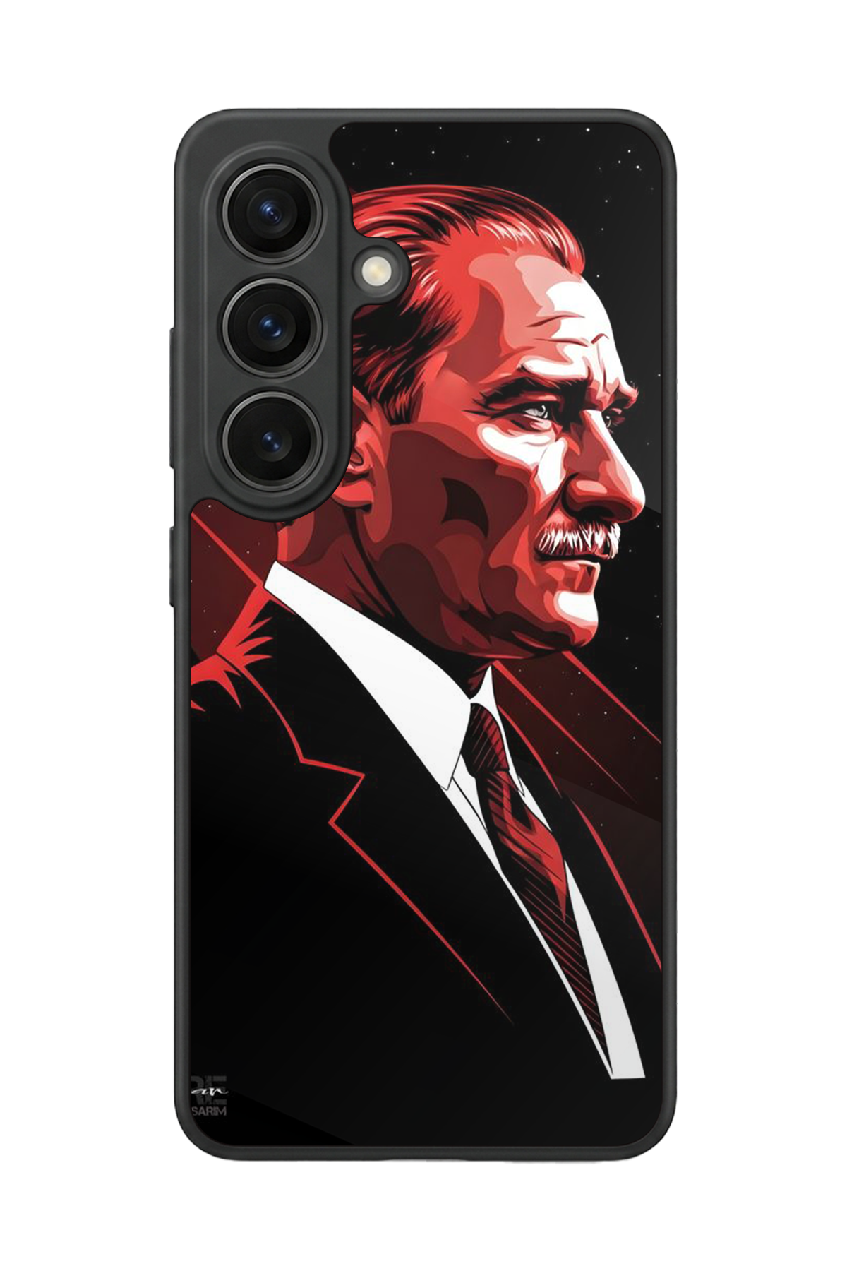 Samsung Galaxy S26 Uyumlu Mustafa Kemal Ataturk Tasarımlı Glossy Premium Kılıf