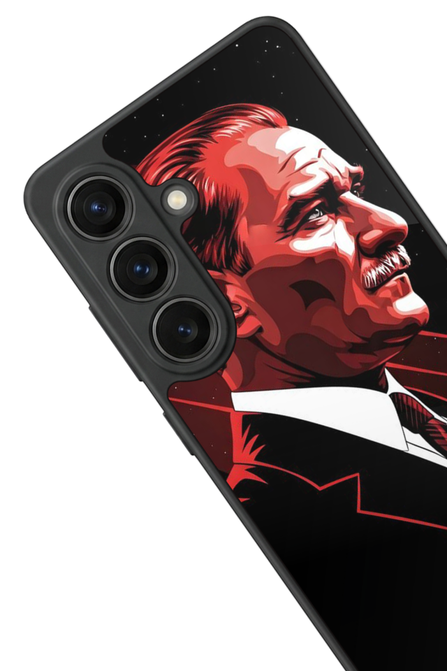 Samsung Galaxy S26 Uyumlu Mustafa Kemal Ataturk Tasarımlı Glossy Premium Kılıf